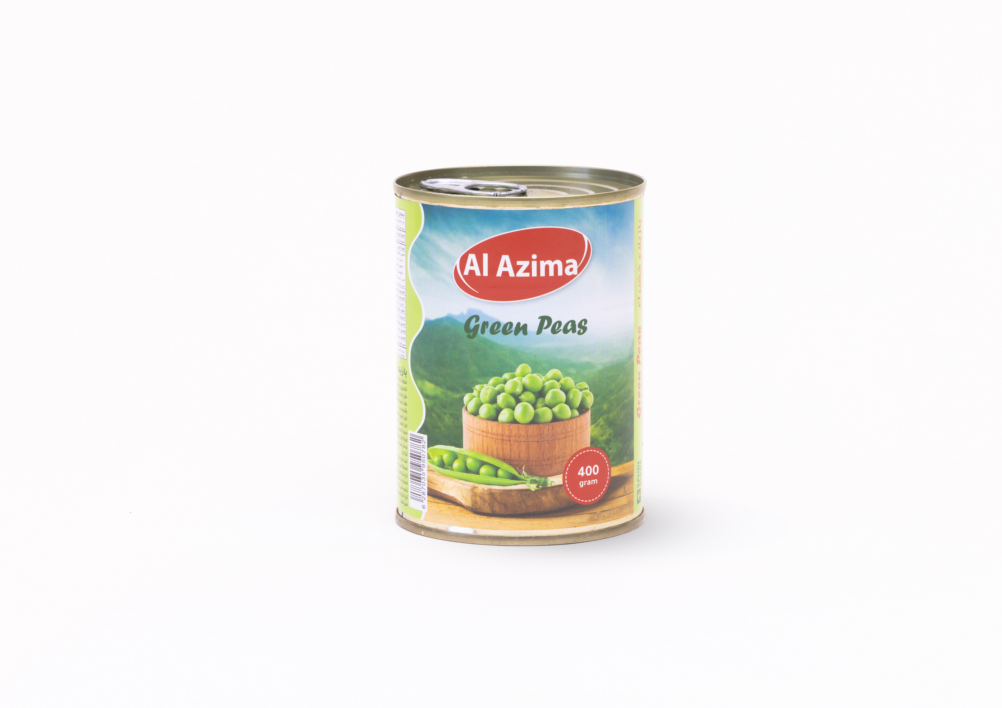 AL AZIMA GREEN PEAS 24X400 GM